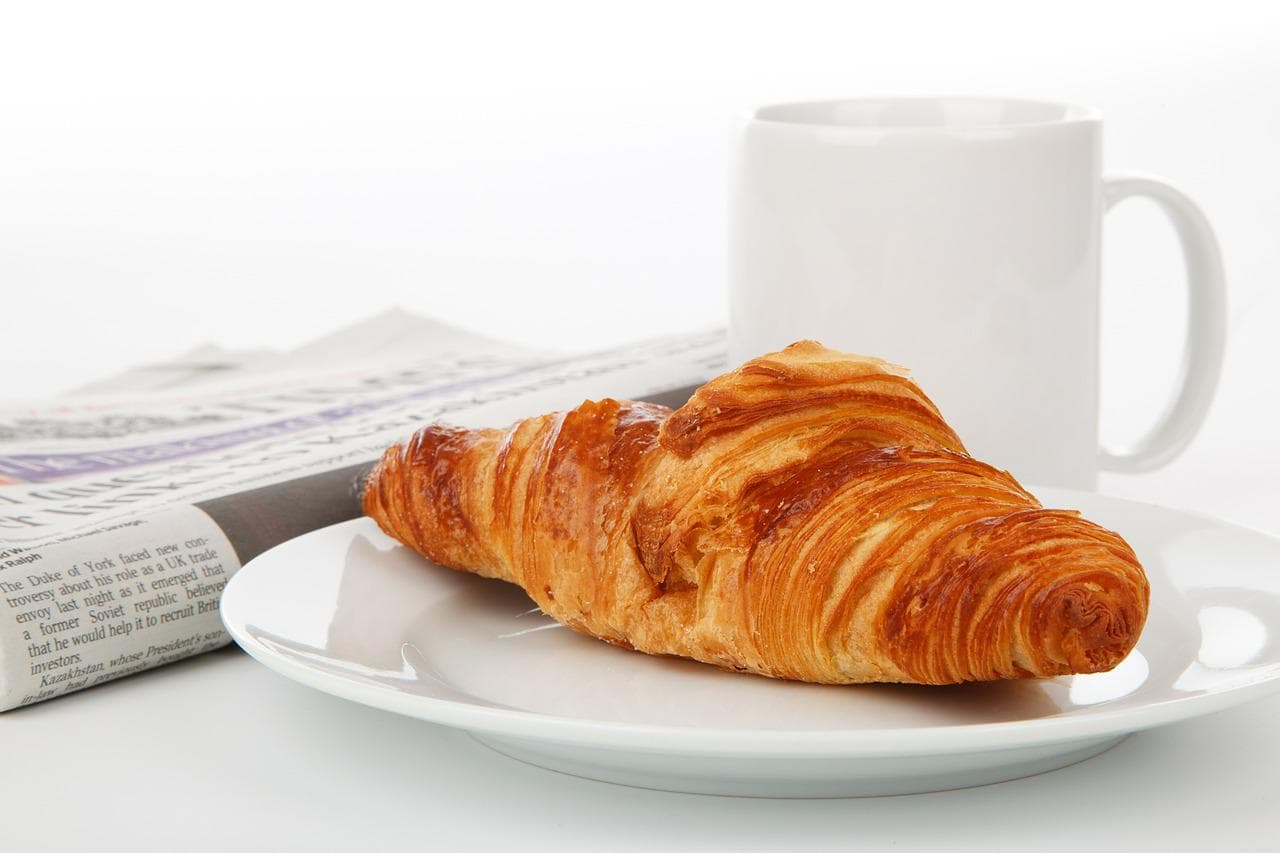 Koffie en croissant